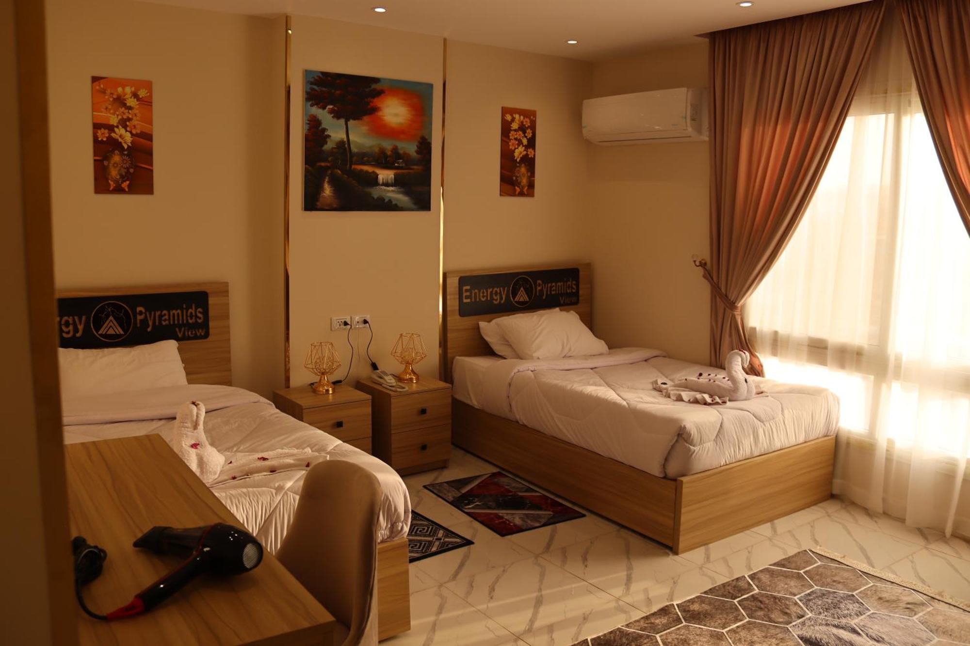 Energy Pyramids View Hostel Kafret el-Gabal Exterior foto