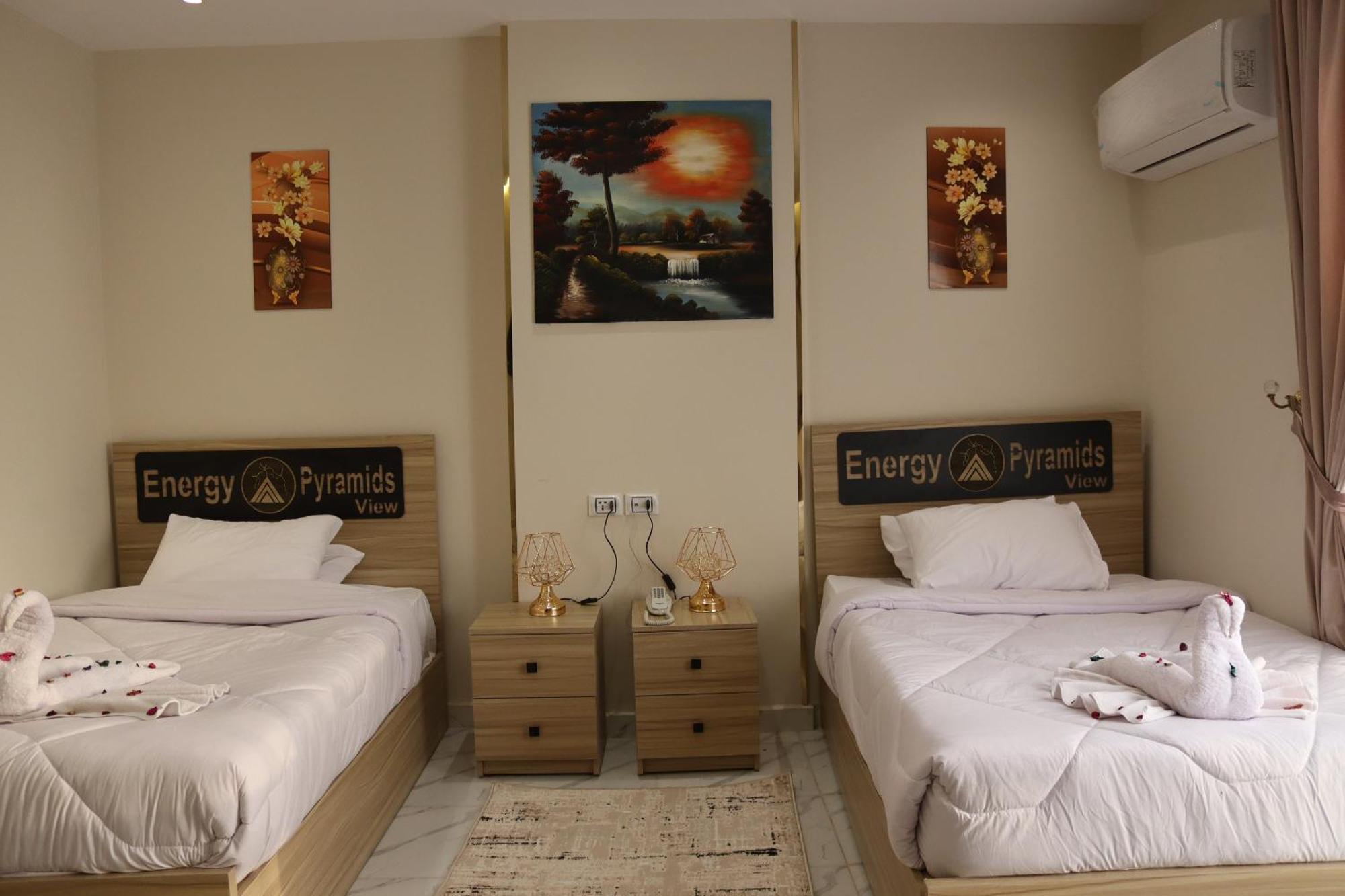 Energy Pyramids View Hostel Kafret el-Gabal Exterior foto