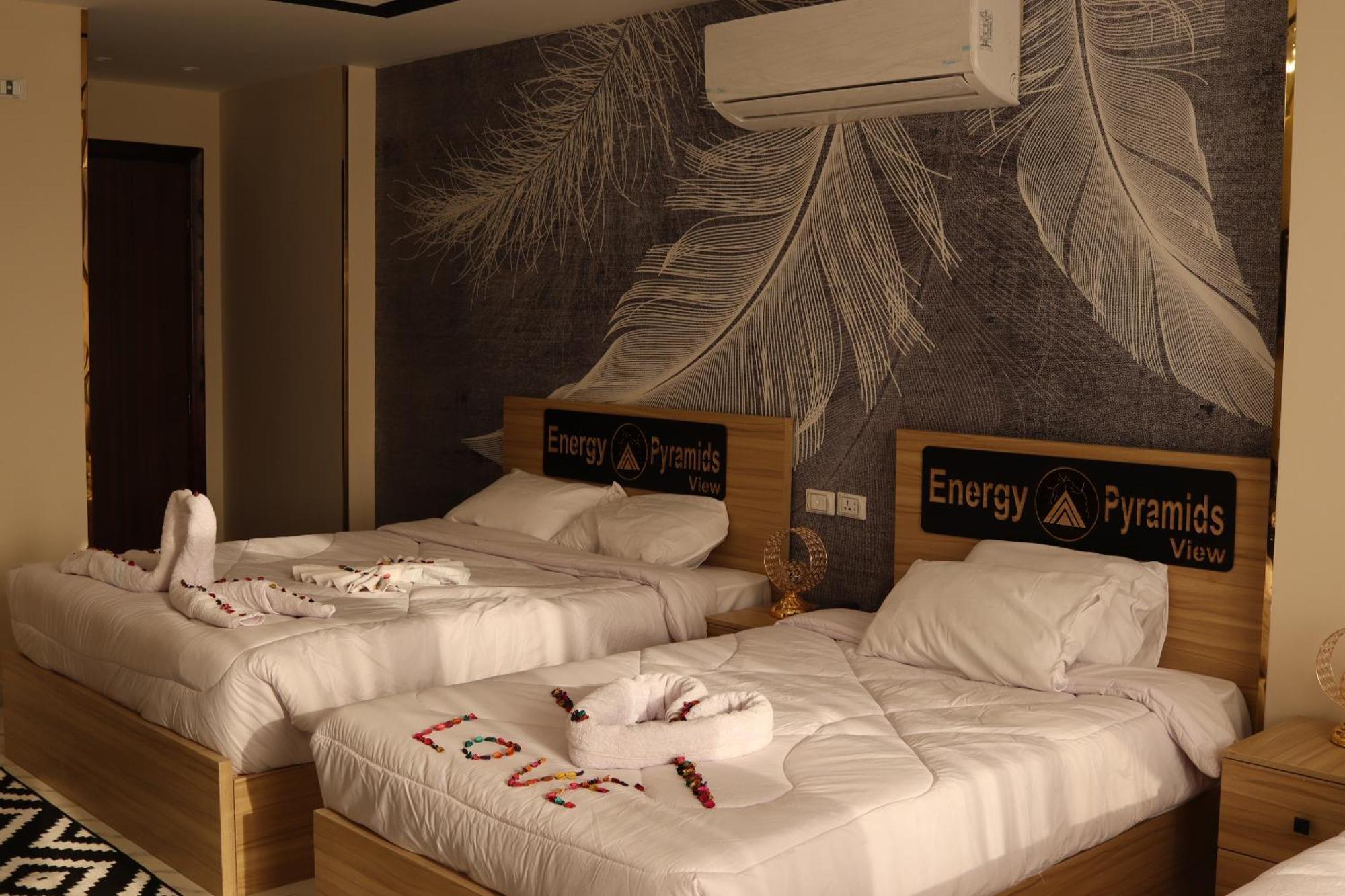 Energy Pyramids View Hostel Kafret el-Gabal Exterior foto